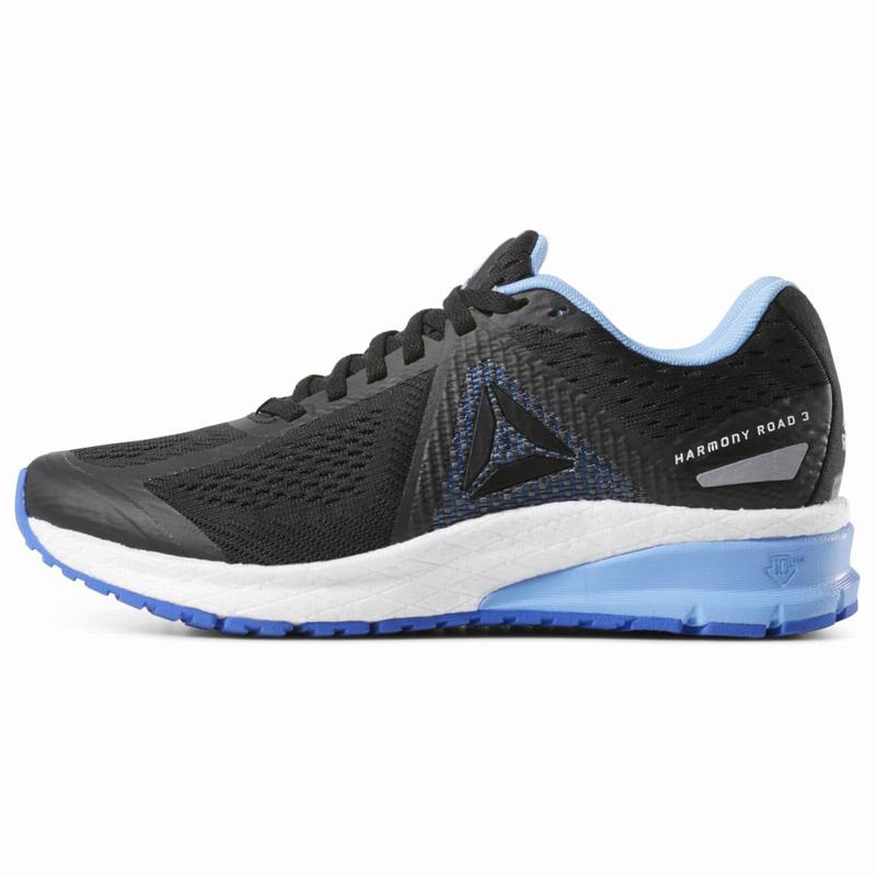 Adidasi Alergare Reebok Harmony Road 3 Dama Negrii/Albastri/Gri Romania RM2994YD